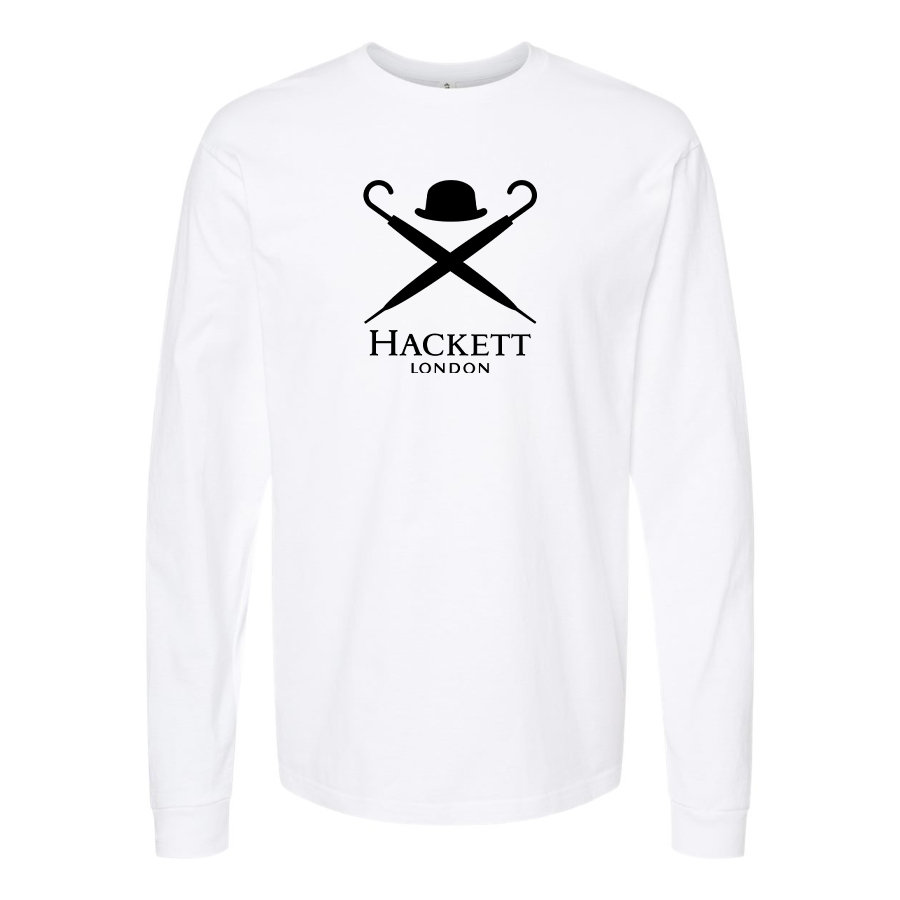 Men's Hackett London Logo Long Sleeve T-Shirt