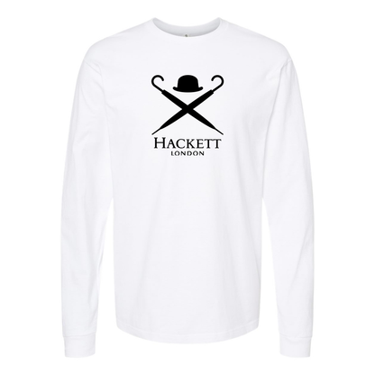 Men's Hackett London Logo Long Sleeve T-Shirt