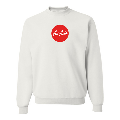 Men's Air Asia Logo  JERZEES NuBlend Crewneck Sweatshirt