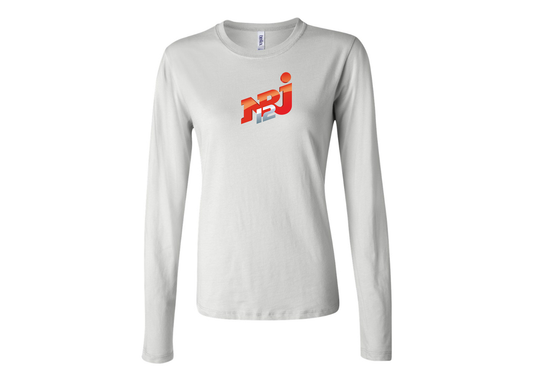BELLA CANVAS Women’s NRJ 12 Logo Jersey Long Sleeve Tee