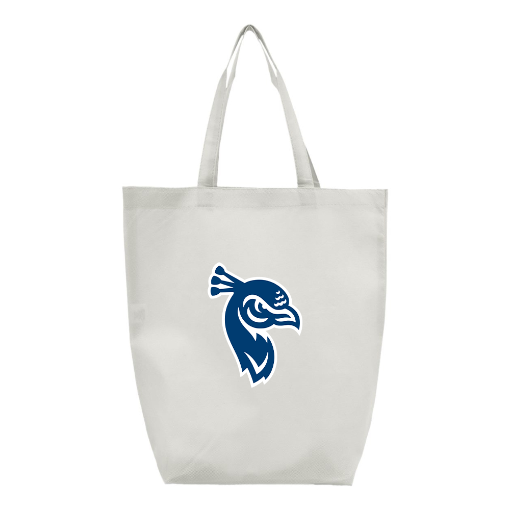 Saint Peters Peacocks Logo Q-Tees Non-Woven Gusset Bottom Tote