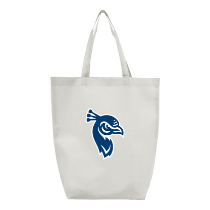 Saint Peters Peacocks Logo Q-Tees Non-Woven Gusset Bottom Tote