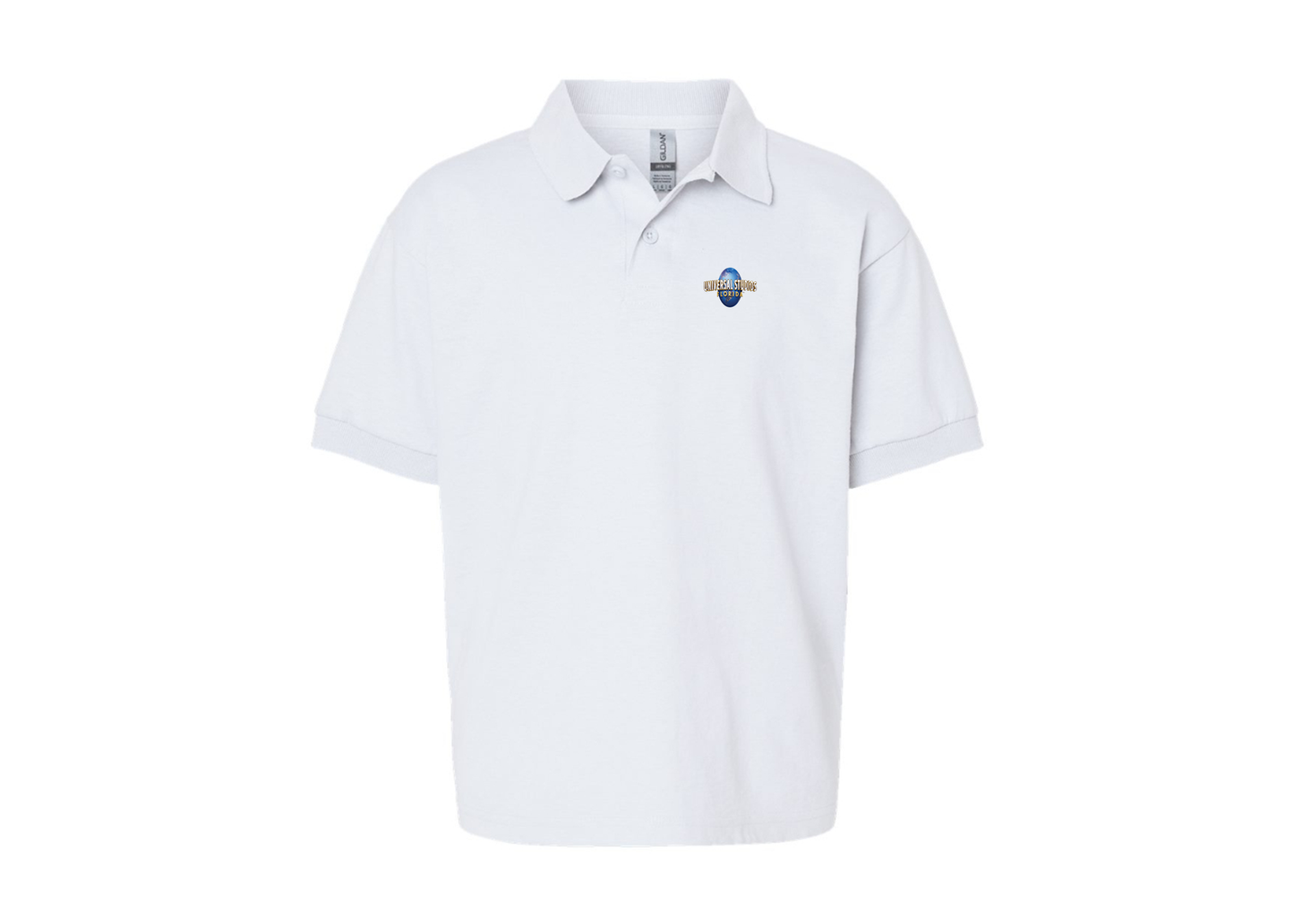 Youth Universal Studios Florida Gildan Dry Blend Jersey Polo