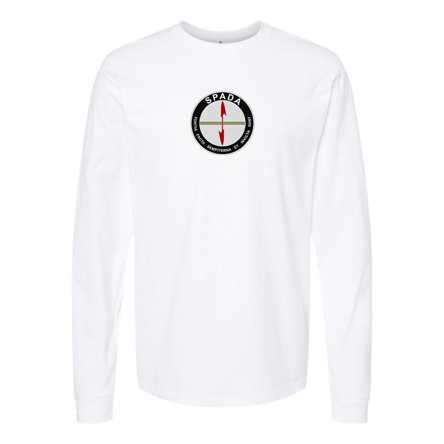 Youth Spada Vetture Sport Logo Cotton Long Sleeve T-Shirt