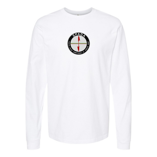 Youth Spada Vetture Sport Logo Cotton Long Sleeve T-Shirt
