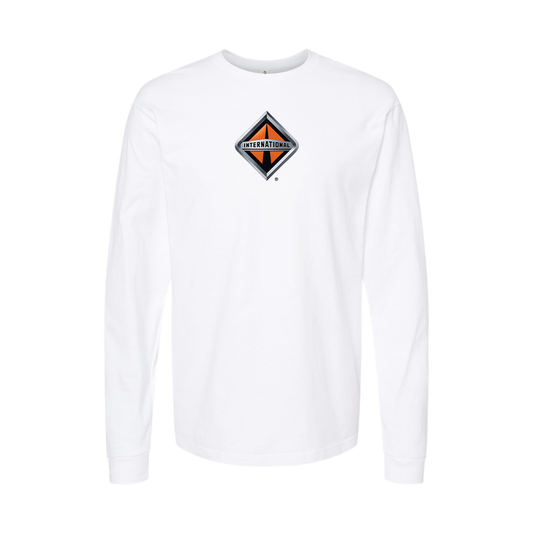 Men's International Trucks Logo Long Sleeve T-Shirt