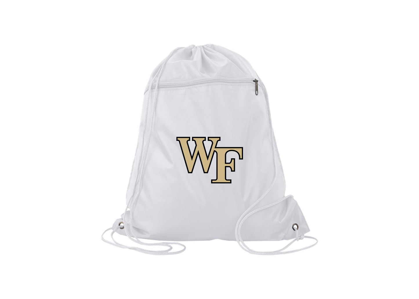 Wake Forest Demon Deacons Q-Tees - Polyester Cinchpack