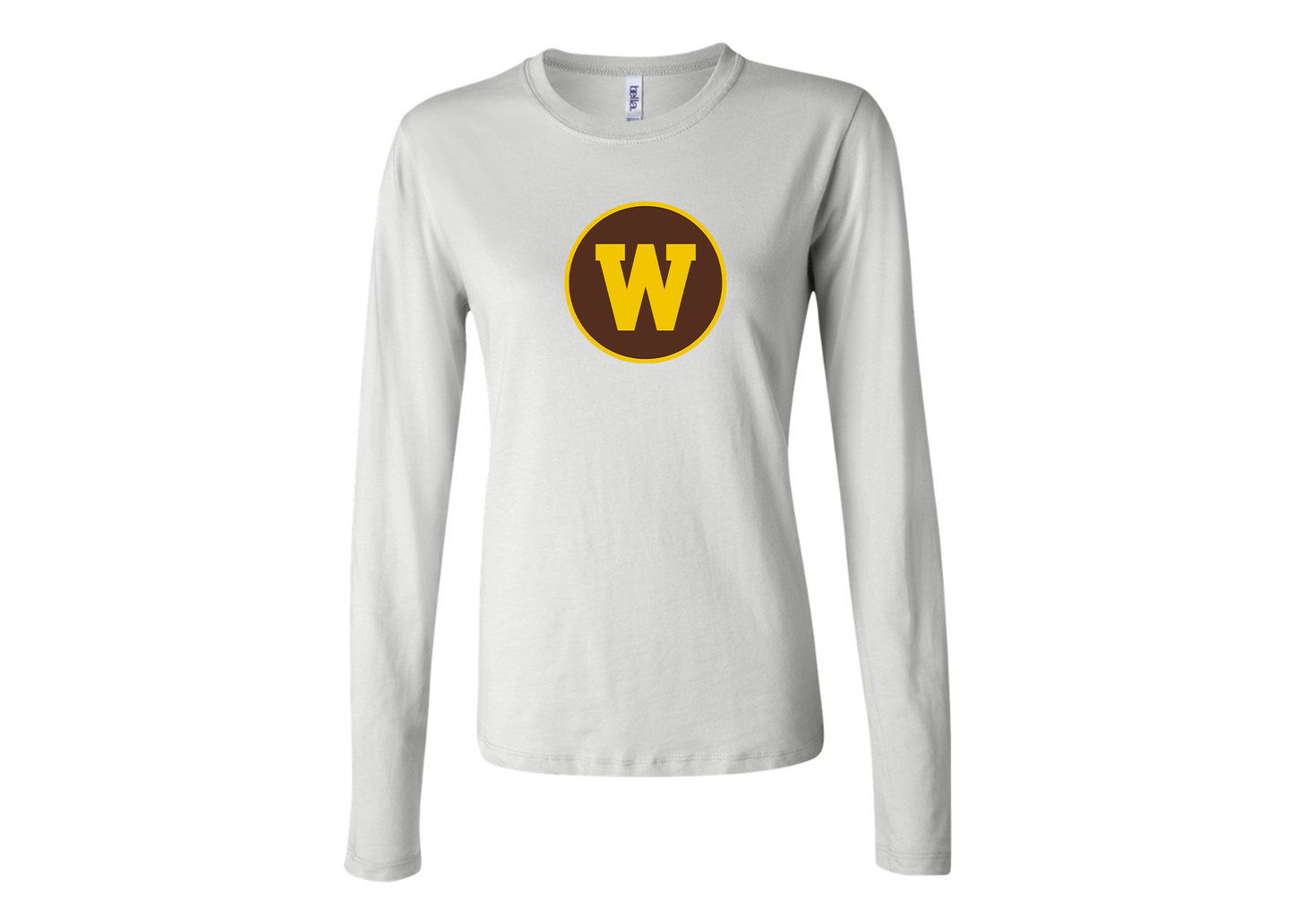BELLA CANVAS Women’s Western Michigan Broncos Jersey Long Sleeve Tee