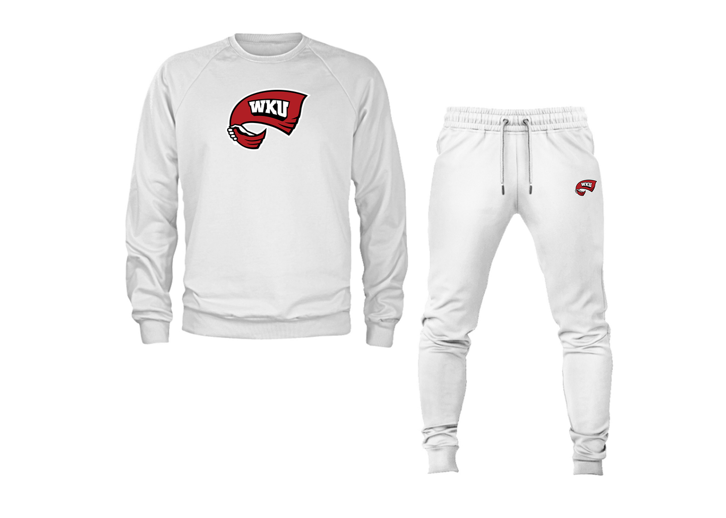 Men's Western Kentucky Hilltoppers Crewneck Sweatshirt Joggers Suit