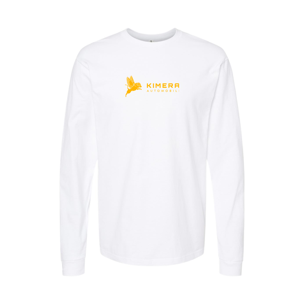 Youth Kimera Automobili Logo Cotton Long Sleeve T-Shirt