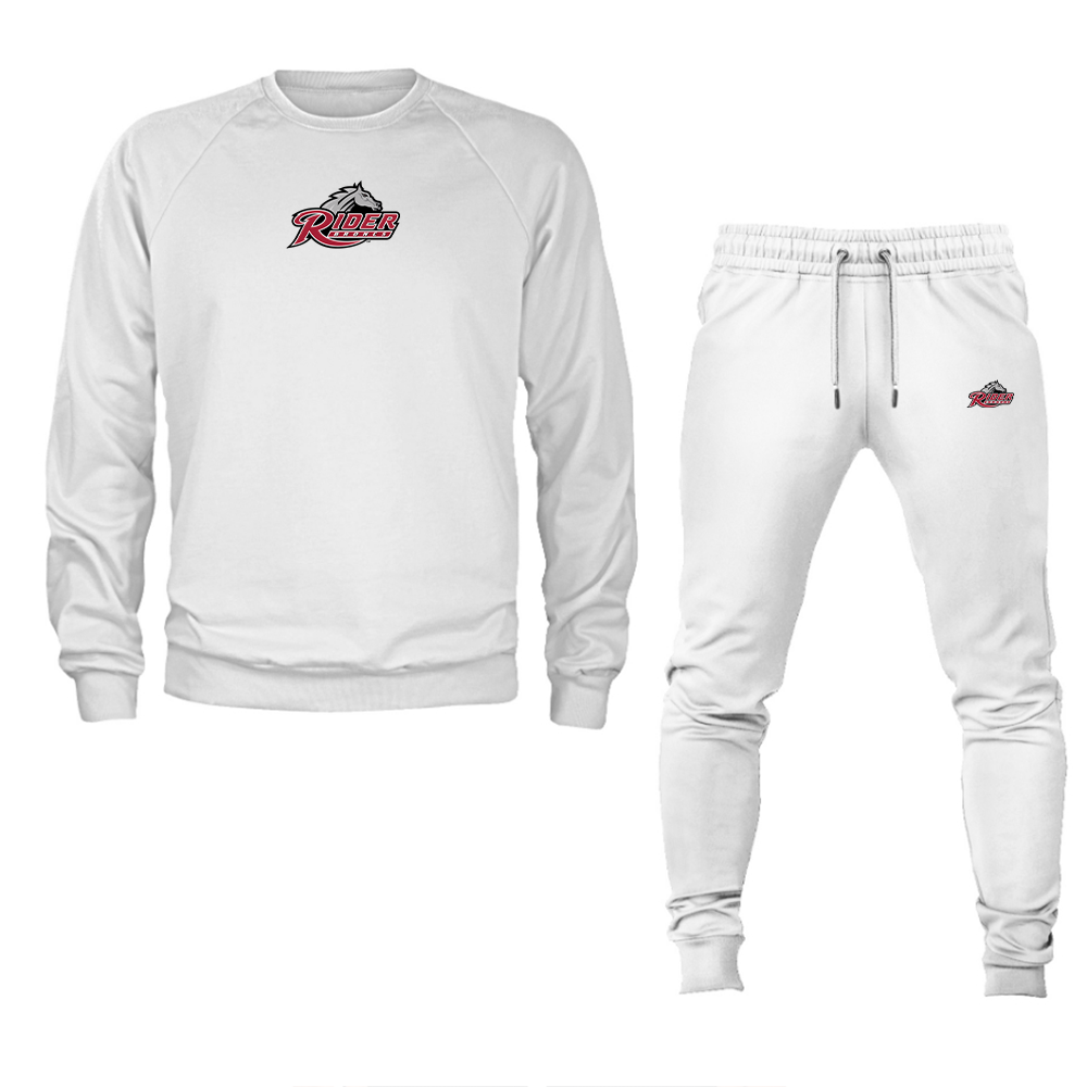 Men's Rider Broncs Logo Crewneck Sweatshirt Joggers Suit