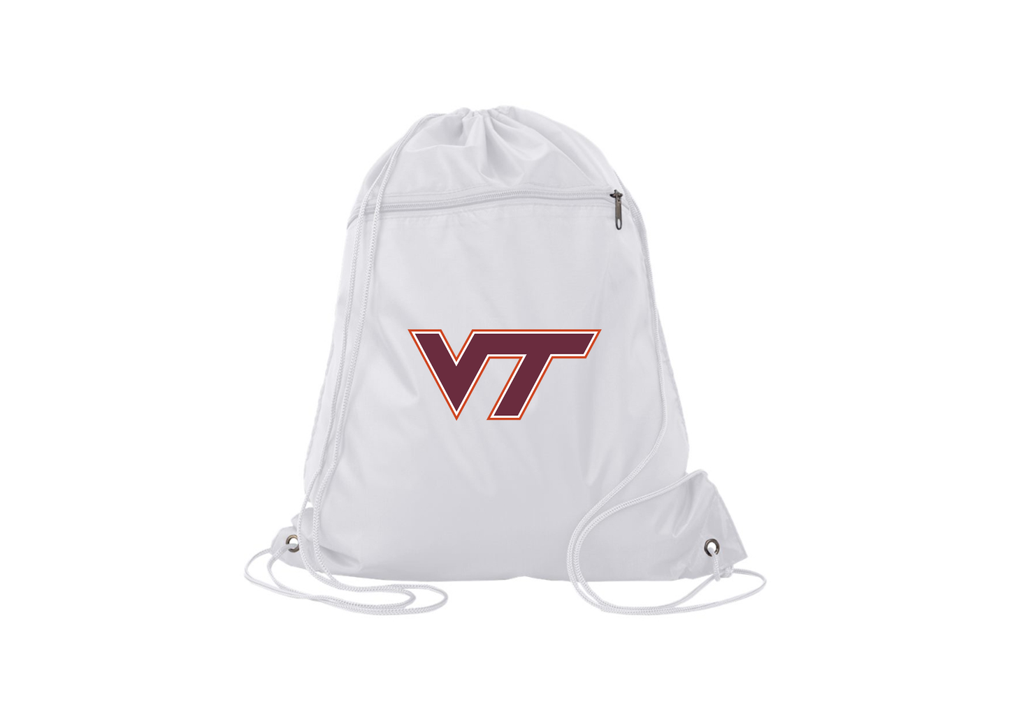 Virginia Tech Hokies Q-Tees - Polyester Cinchpack
