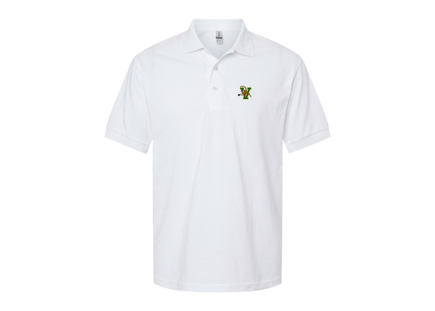 Men's Vermont Catamounts Gildan Dry Blend Jersey Polo