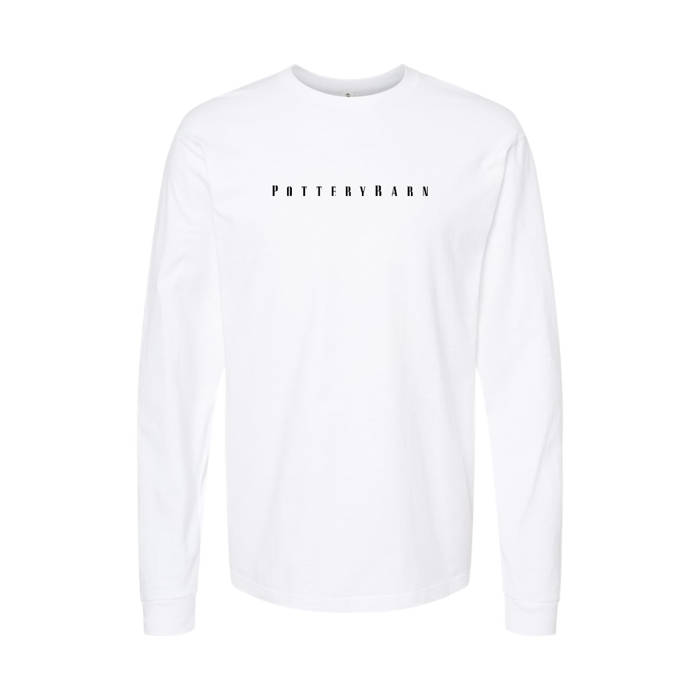 Youth PotteryBarn Logo Cotton Long Sleeve T-Shirt