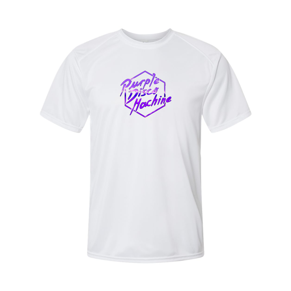 Men's Purple Disco Machine Polyester T-Shirt
