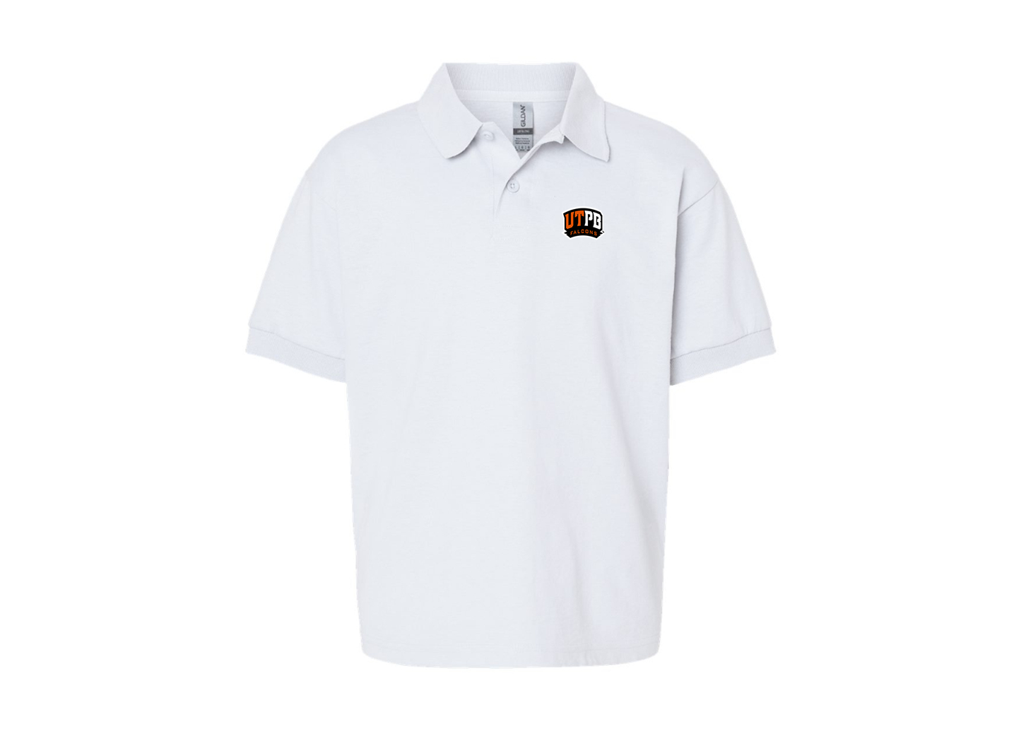 Youth UTPB Falcons Gildan Dry Blend Jersey Polo