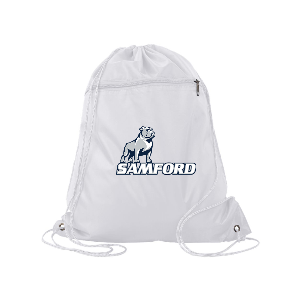 Samford Bulldogs Logo Q-Tees - Polyester Cinchpack