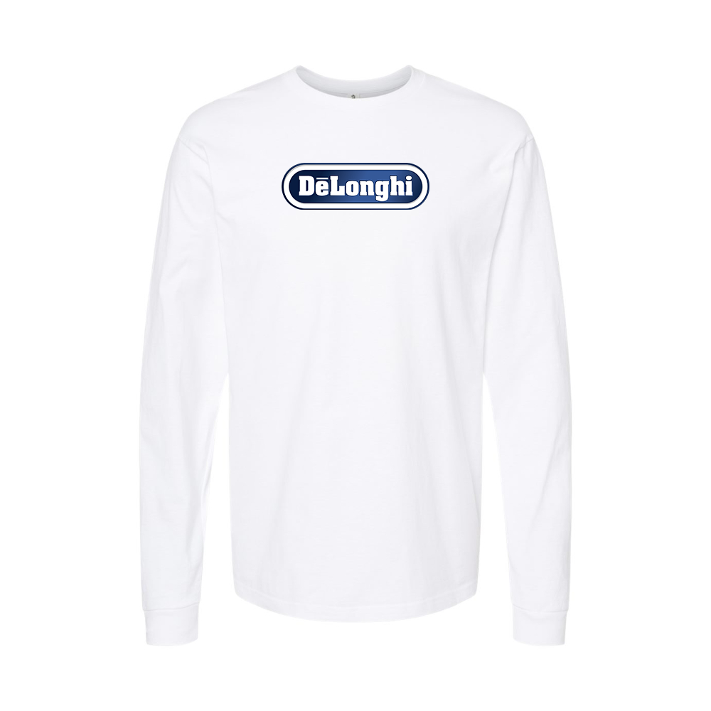 Youth DeLonghi Logo Cotton Long Sleeve T-Shirt