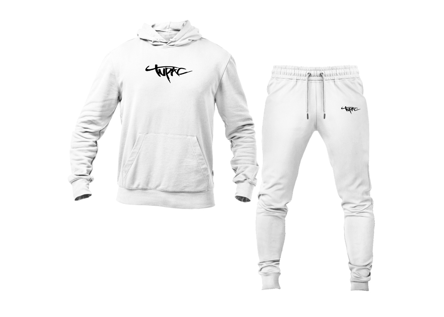 Men's 2pac Logo Hoodie Joggers Set