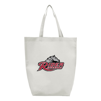 Rider Broncs Logo Q-Tees Non-Woven Gusset Bottom Tote