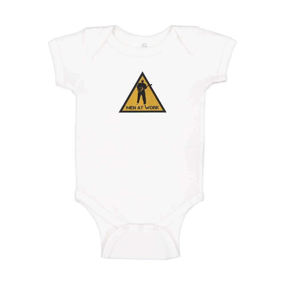 Men at Work Logo Baby Romper Onesie