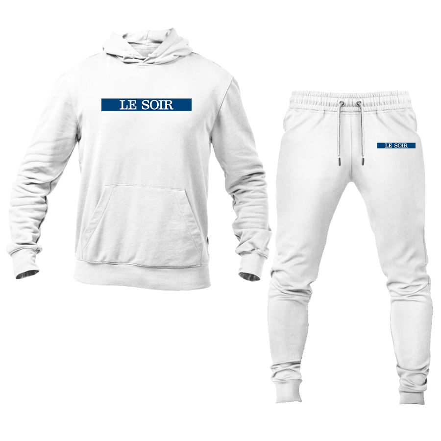 Men's Le soir Logo Hoodie Joggers Set