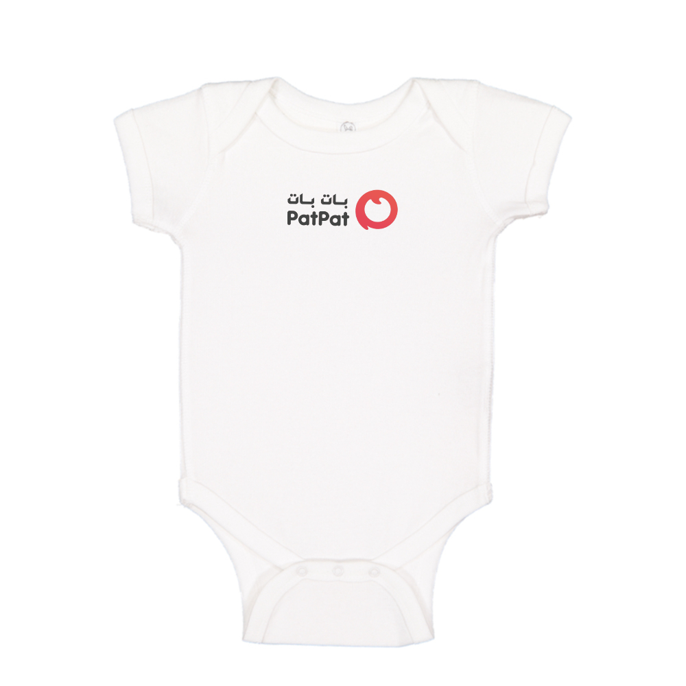 PatPat Logo Baby Romper Onesie