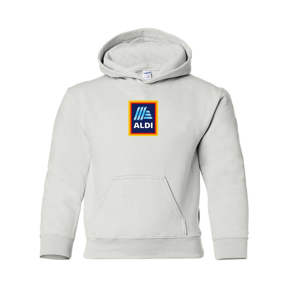 Youth Aldi Logo Gildan Heavy Blend  Hooded Sweatshirt