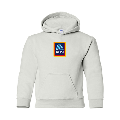 Youth Aldi Logo Gildan Heavy Blend  Hooded Sweatshirt
