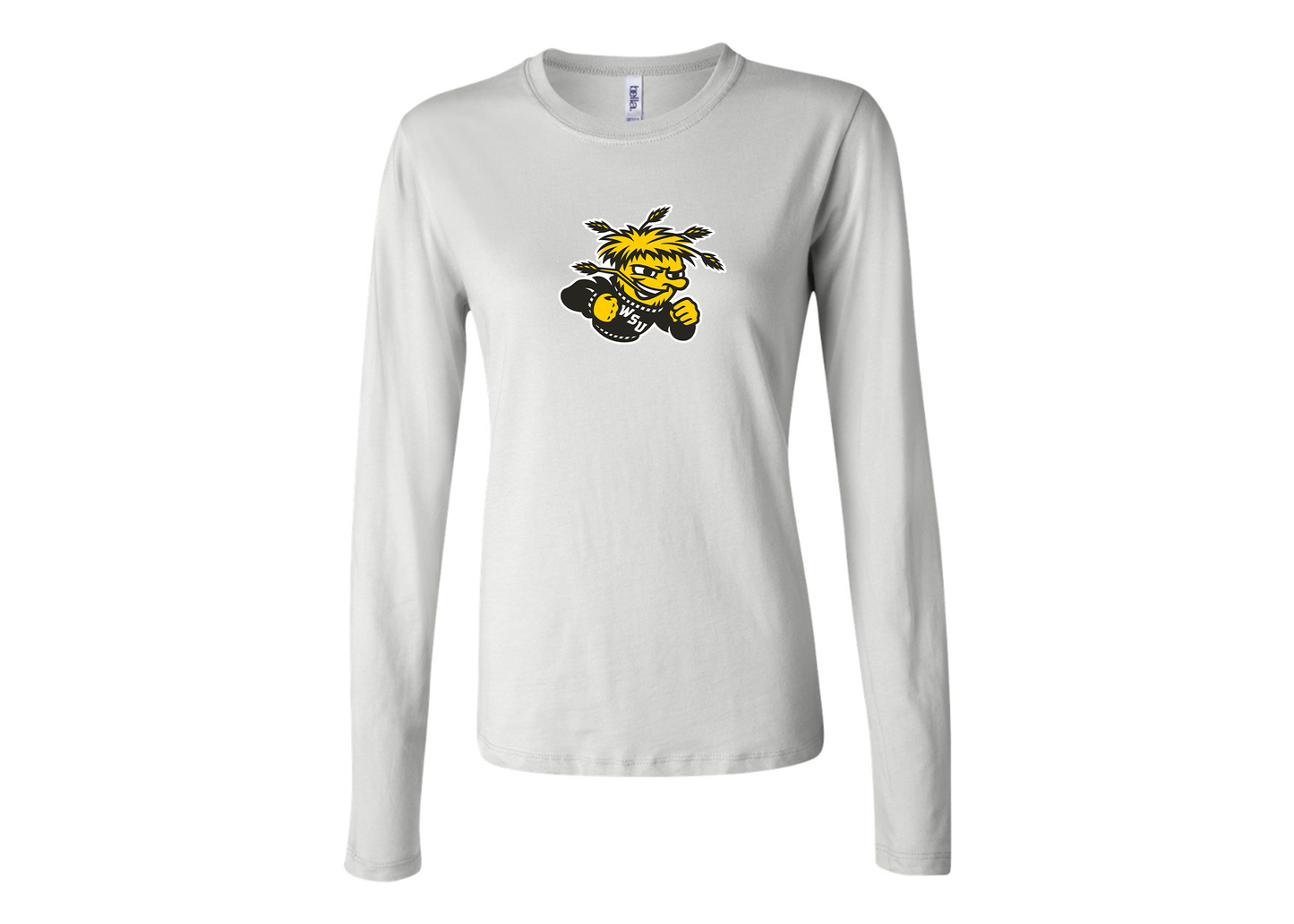 BELLA CANVAS Women’s Wichita State Shockers Jersey Long Sleeve Tee