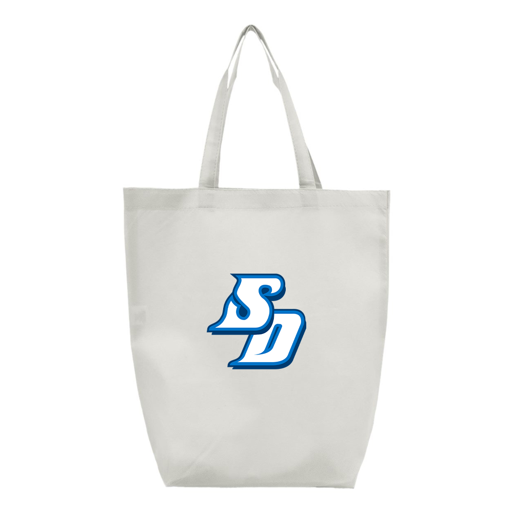 San Diego Toreros Logo Q-Tees Non-Woven Gusset Bottom Tote