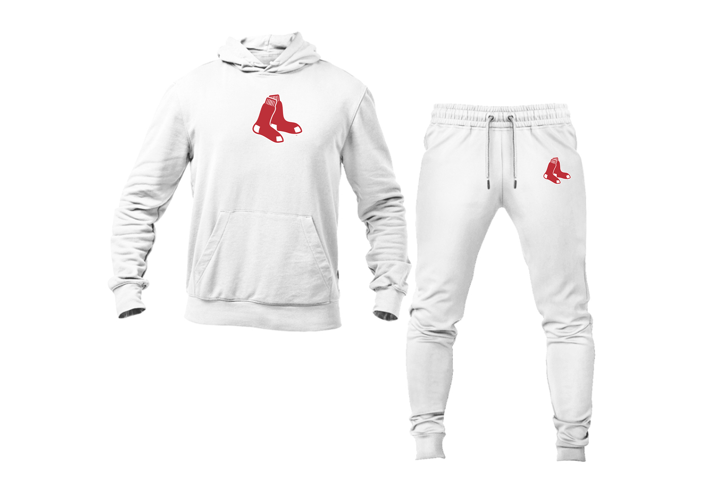 Men's Boston Red Sox Logo Hoodie Joggers Set