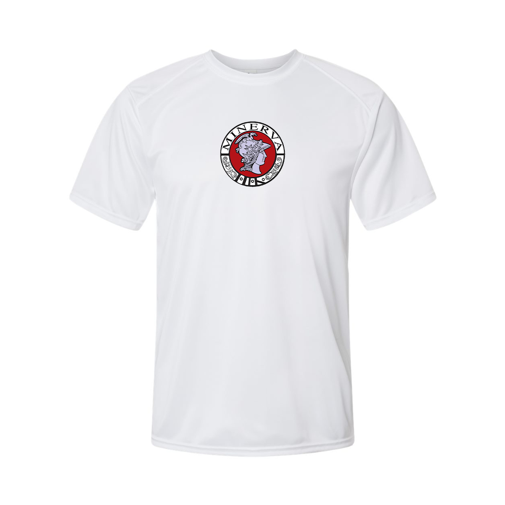 Men's Minerva Automobile Logo Polyester T-Shirt