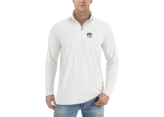 Men's Western Illinois Leathernecks Lightweight Quarter-Zip Athletic Shirt Long Sleeve Performance Wear