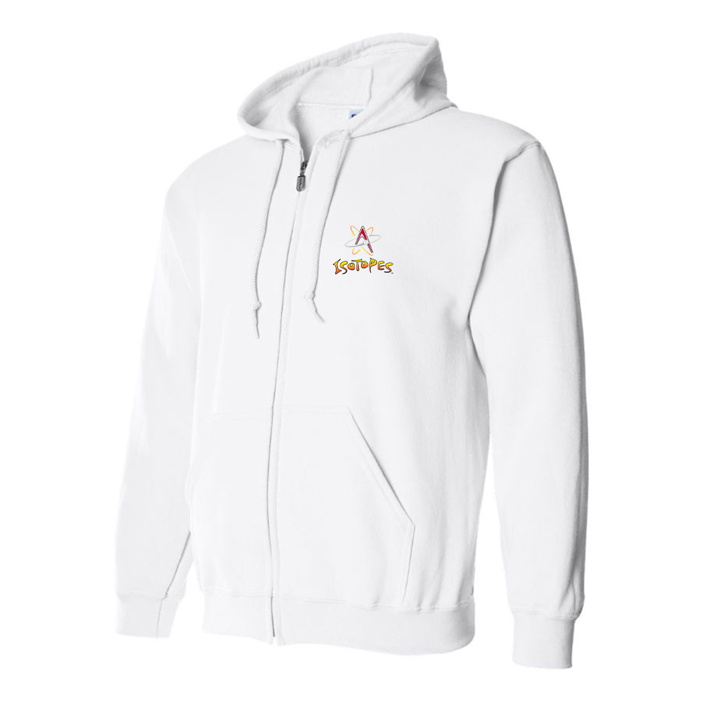 Men's Albuquerque Isotopes Logo Zipper Hoodie