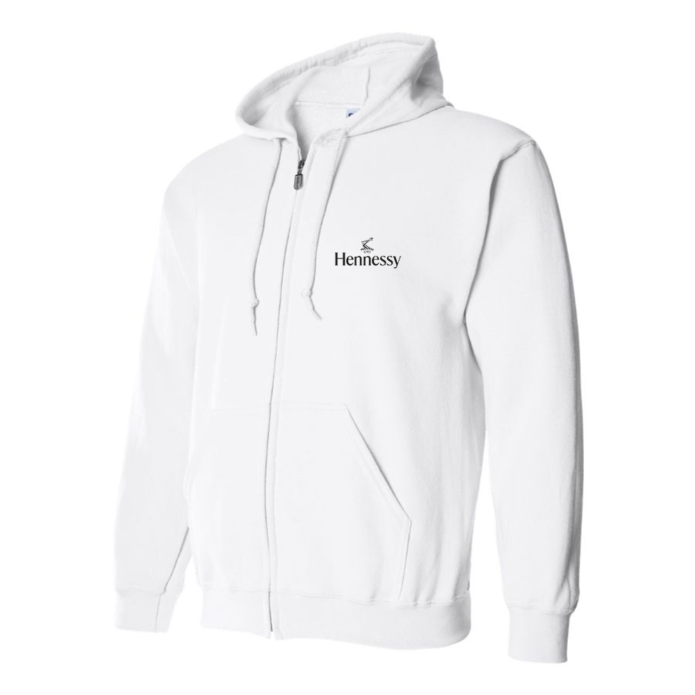 Men's Hennessy Logo Zipper Hoodie