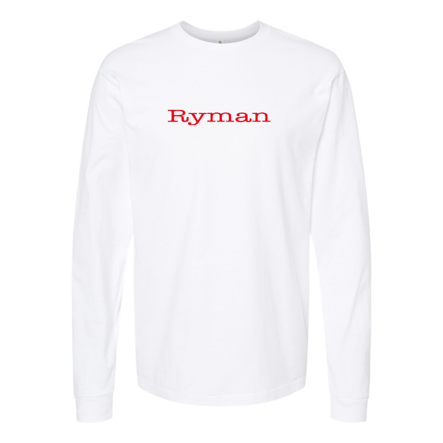 Youth Ryman Logo Cotton Long Sleeve T-Shirt