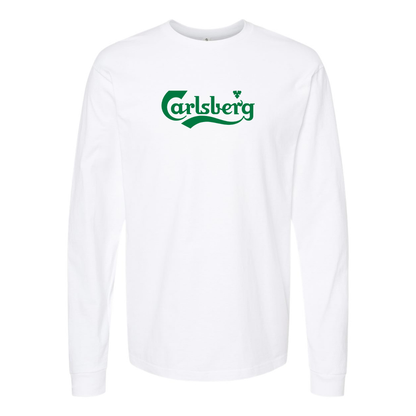 Men's Carlsbery Logo Long Sleeve T-Shirt