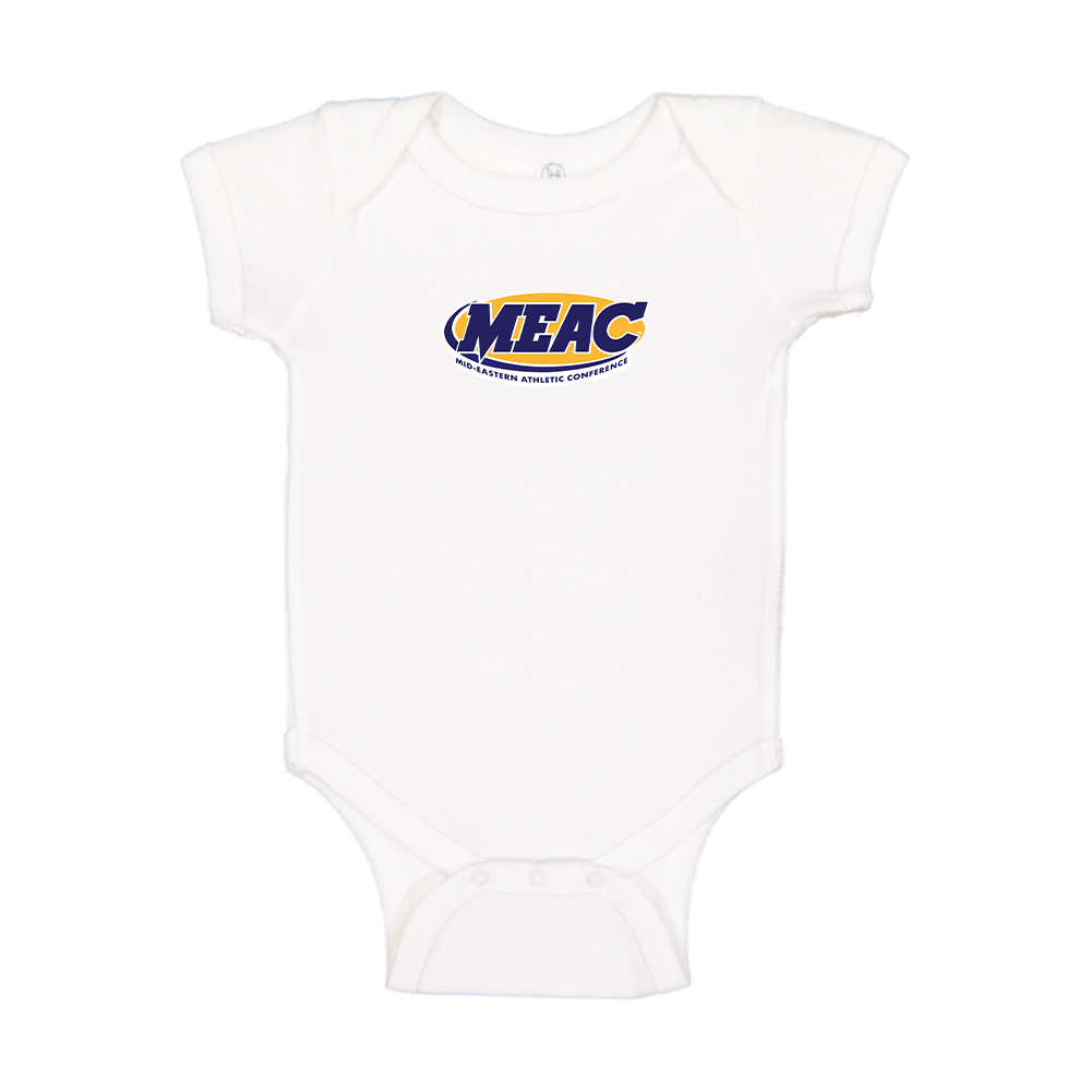 Mid Eastern Athletic Conference Logo Baby Romper Onesie