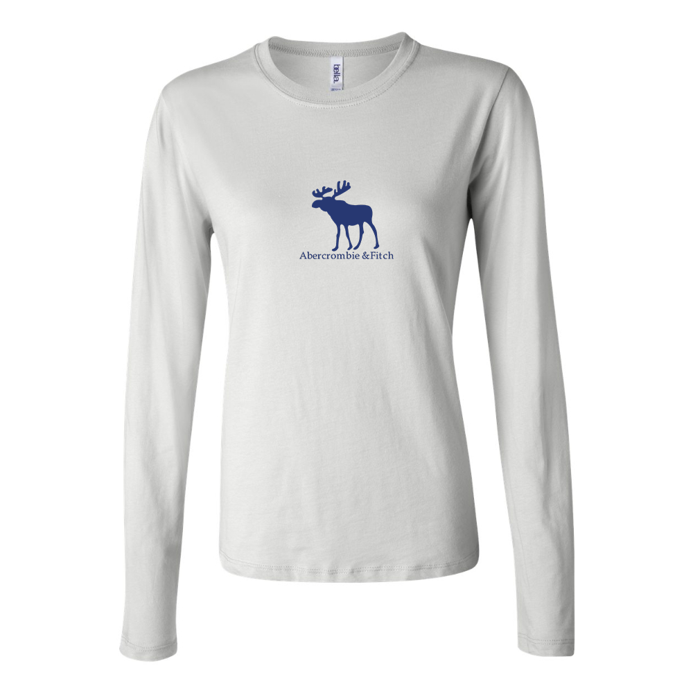 BELLA CANVAS Women’s Abercrombie & Fitch Moose Logo Jersey Long Sleeve Tee