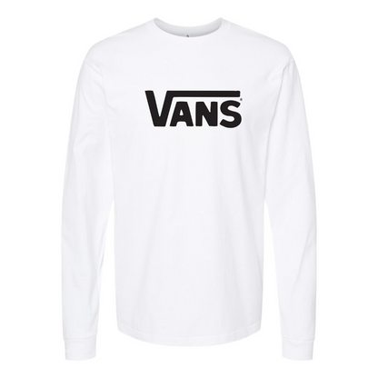 Men's Vans Logo Long Sleeve T-Shirt