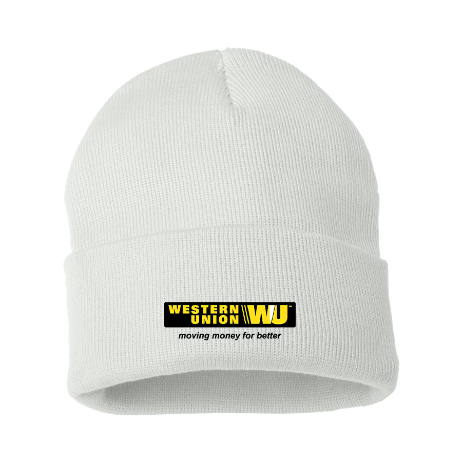 Wastern Union Logo Beanie Hat