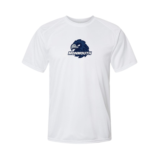 Men's Monmouth Hawks Logo Polyester T-Shirt