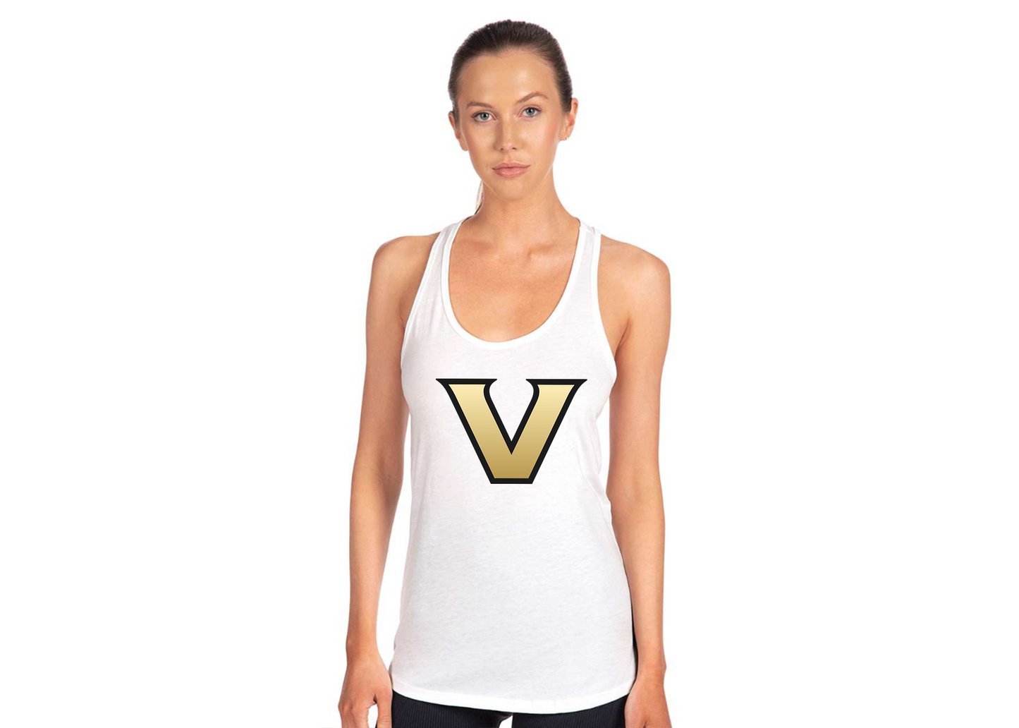 Women's Vanderbilt Commodores Next Level Ideal Racerback Tank