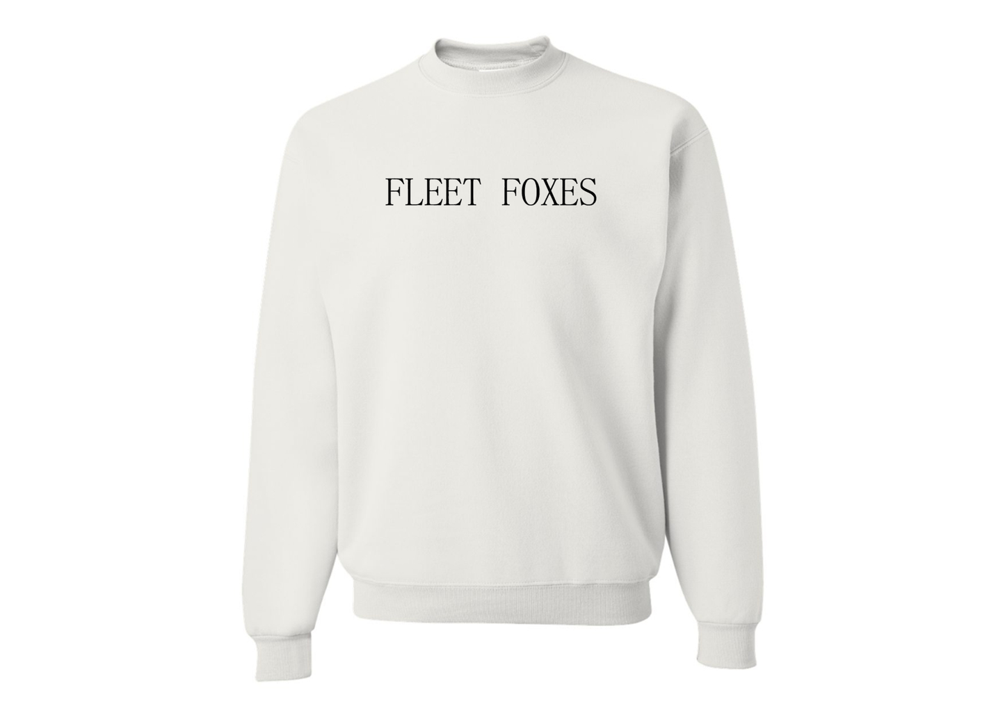 Men's Fleet Foxes Logo  JERZEES NuBlend Crewneck Sweatshirt