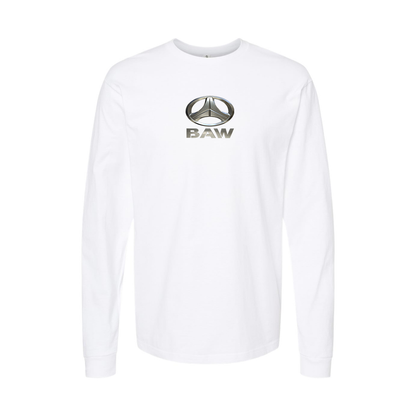 Men's Beijing Automobile Works Logo Long Sleeve T-Shirt