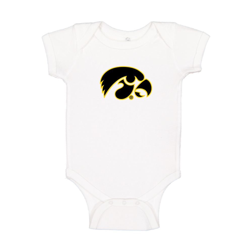Lowa Hawkeyes Logo Baby Romper Onesie