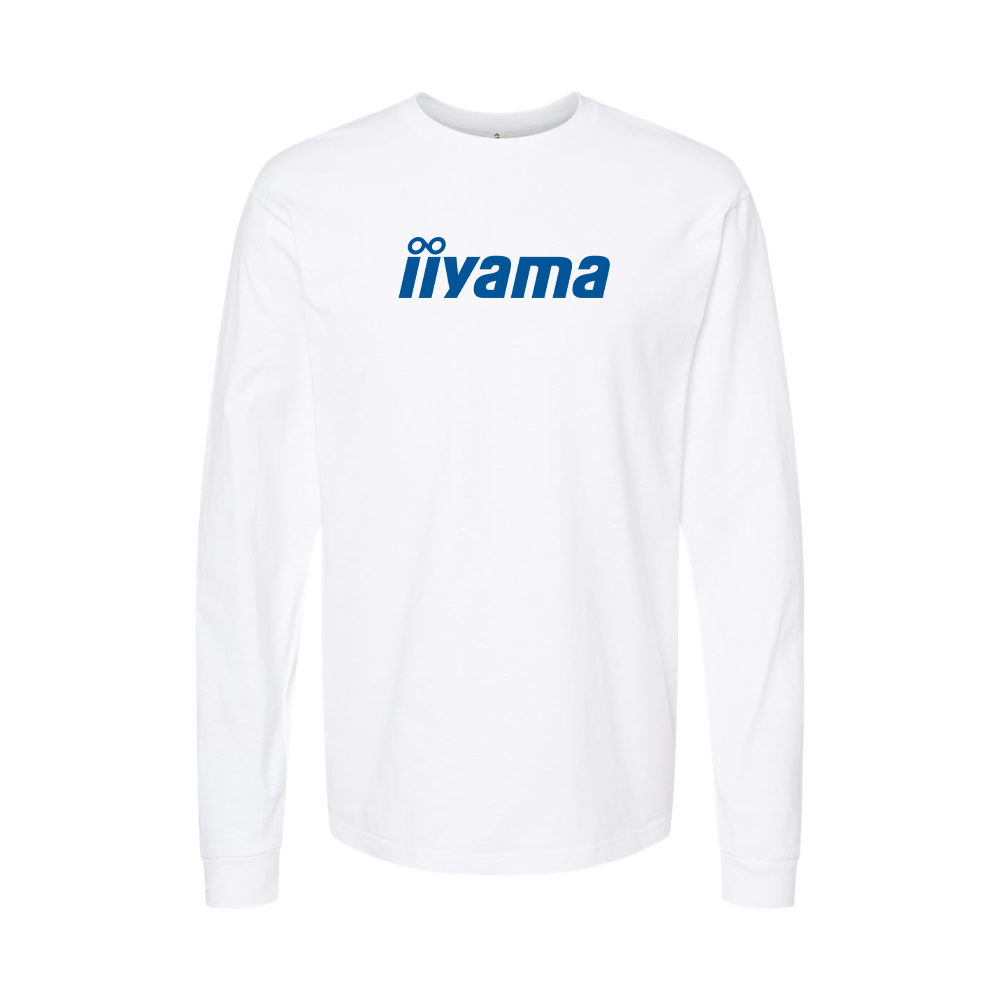 Youth Iiyama Logo Cotton Long Sleeve T-Shirt