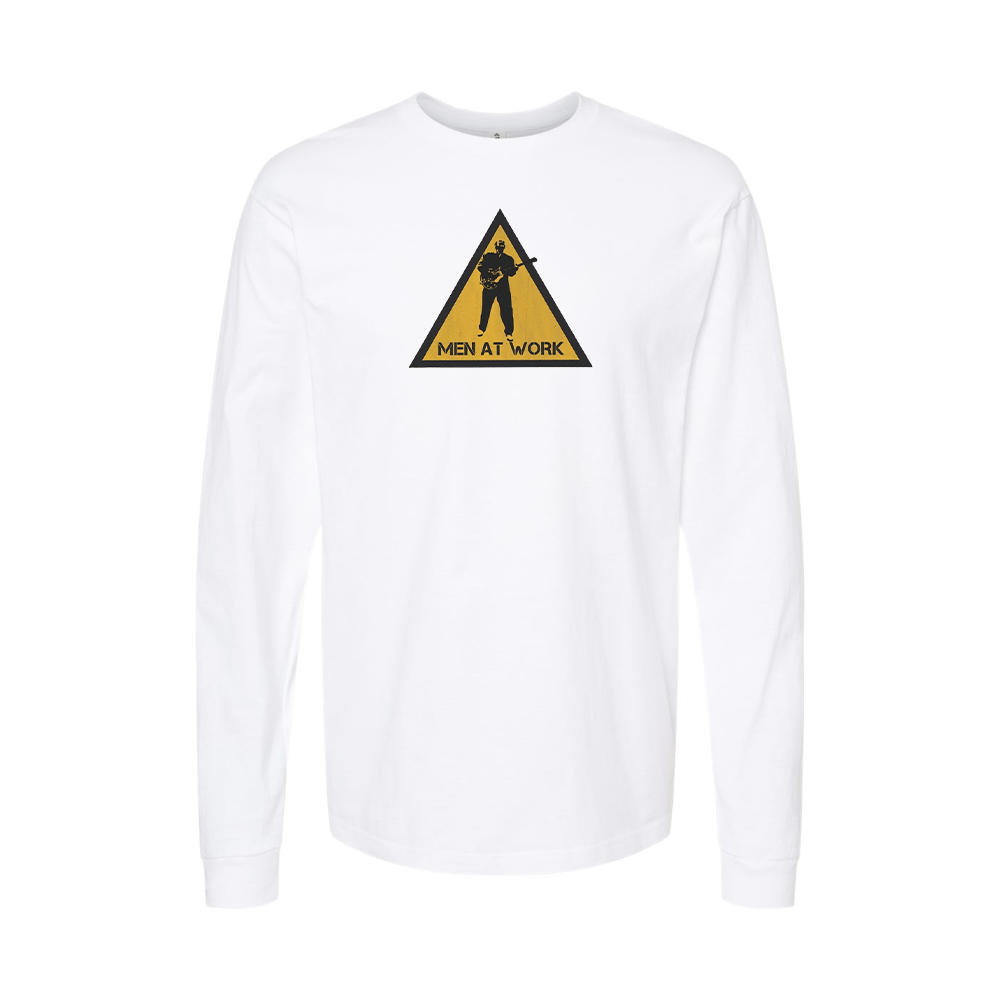 Men's Men at Work Logo Long Sleeve T-Shirt
