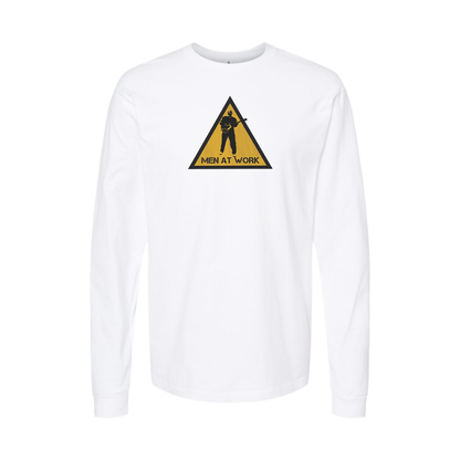 Men's Men at Work Logo Long Sleeve T-Shirt